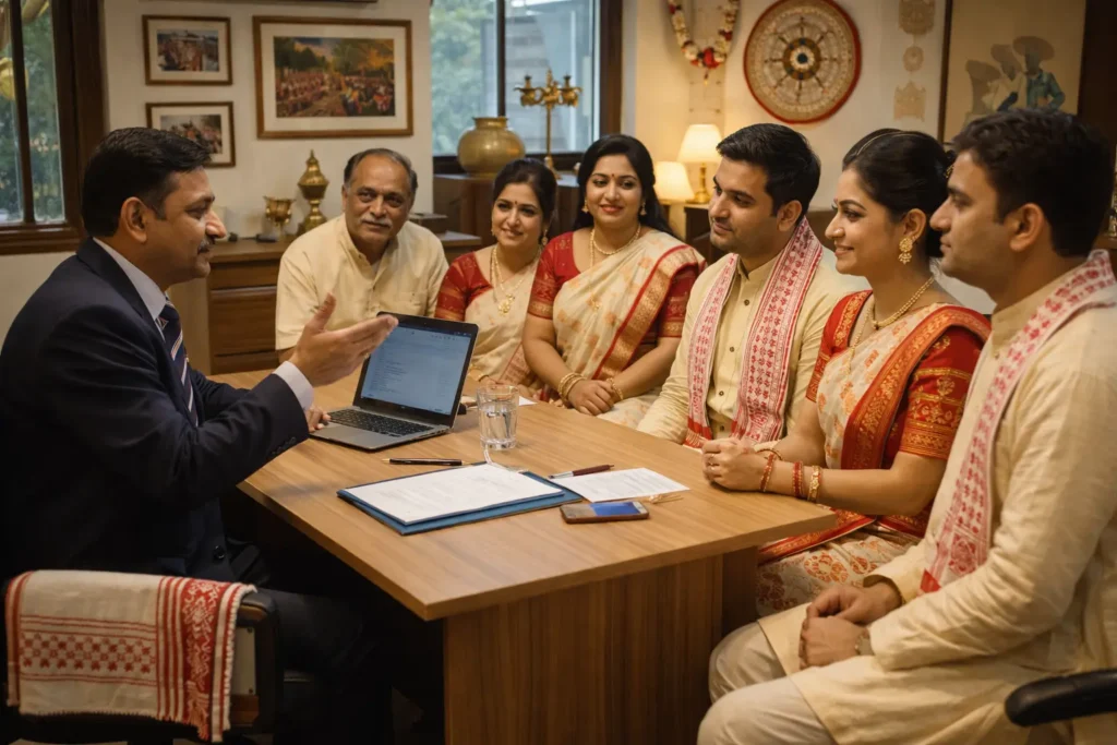 guwahati matrimonial case consultation meeting matchmaking service discussion assam